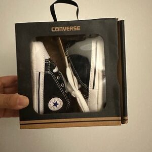 Converse Kids Classic Black and White Sneakers